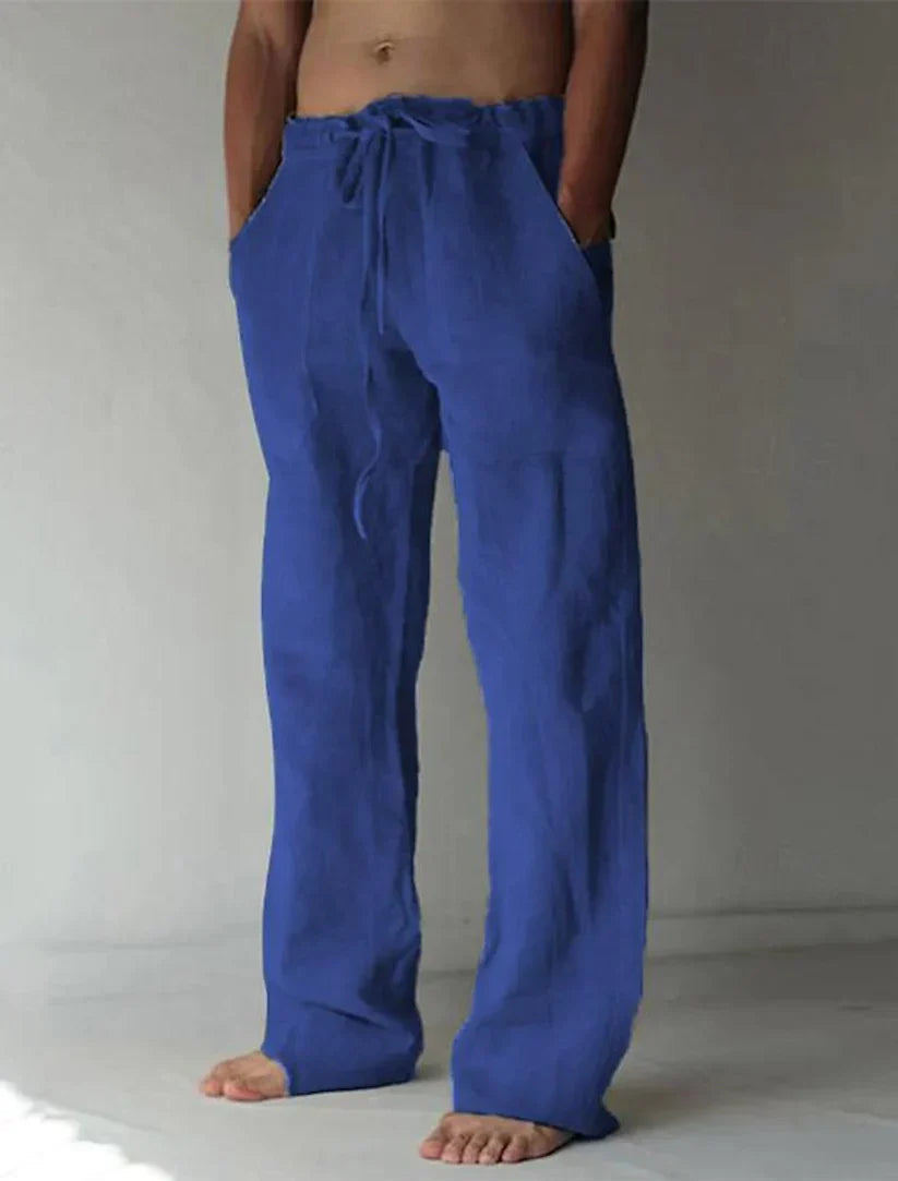 Marcos | Pantalón de hombre de corte amplio con cintura elástica | Cómodo