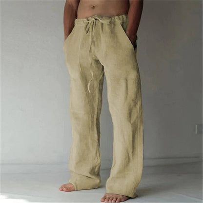 Marcos | Pantalón de hombre de corte amplio con cintura elástica | Cómodo