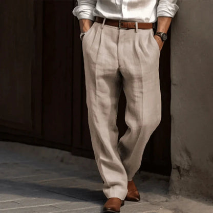 Venancio | Pantalón slim para hombre de corte recto | Elegante