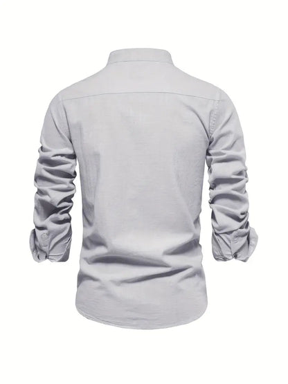 Alejandro | Camisa casual de hombre con botones para entretiempo