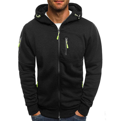 Alberto | Sudadera para hombre con cremallera y bolsillo