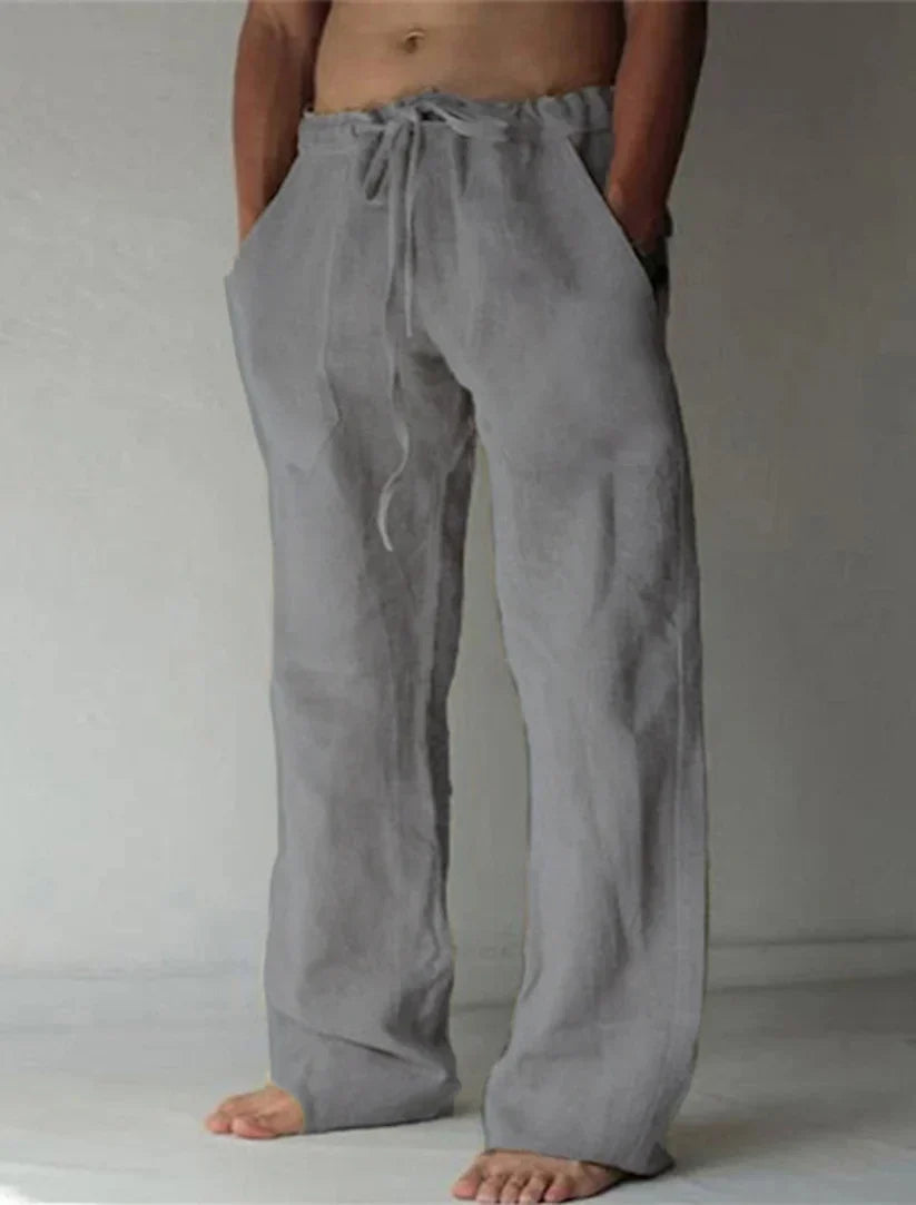 Marcos | Pantalón de hombre de corte amplio con cintura elástica | Cómodo