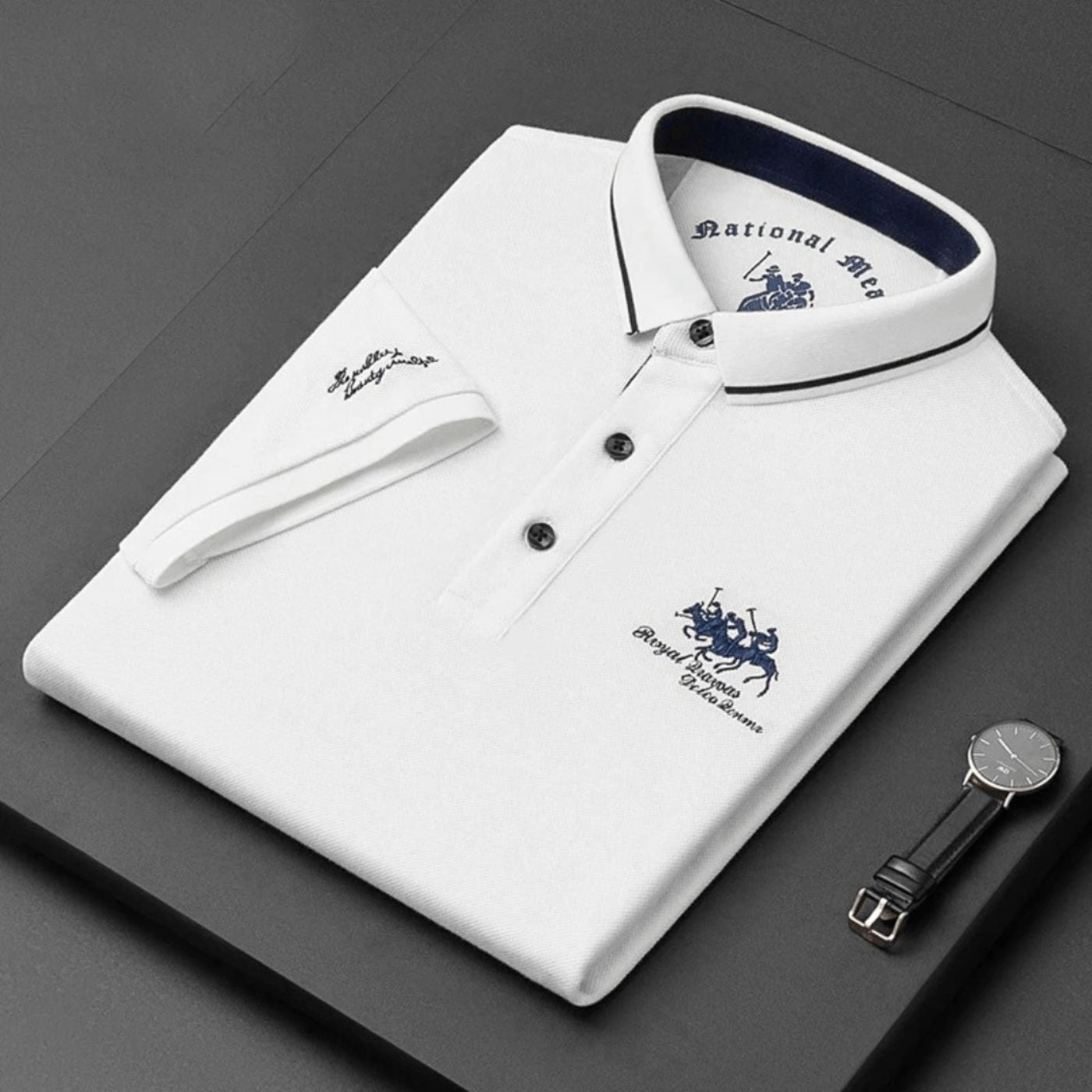 Joaquín | Polo para hombre con tejido transpirable y cuello