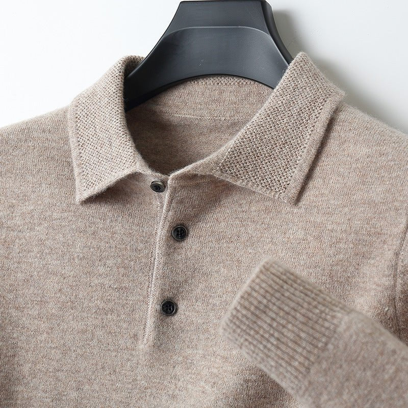 Fernando | Polo de punto para hombre con cuello clásico