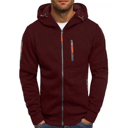 Alberto | Sudadera para hombre con cremallera y bolsillo