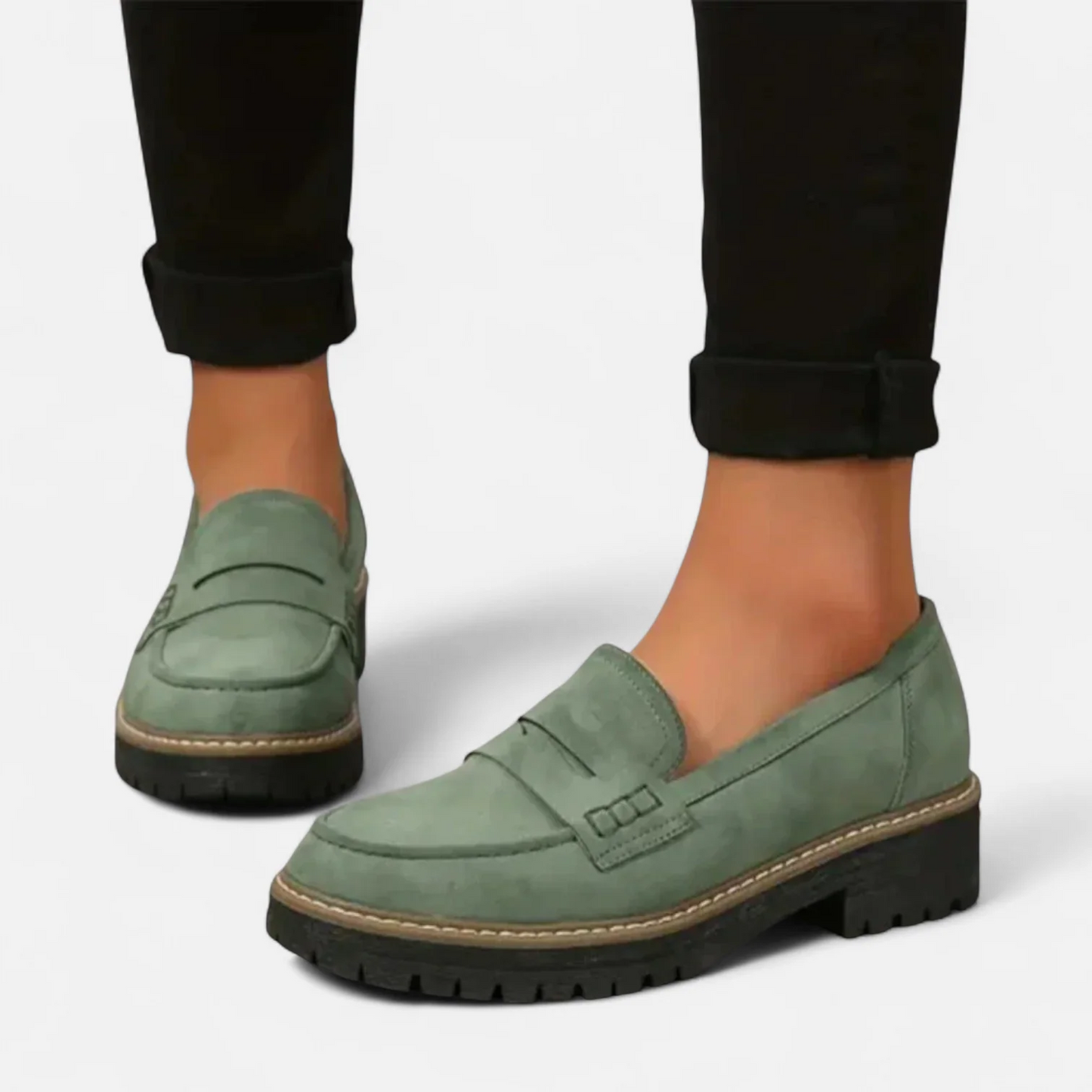 Elmira | Mocasines para mujer con suela gruesa y diseño clásico moderno