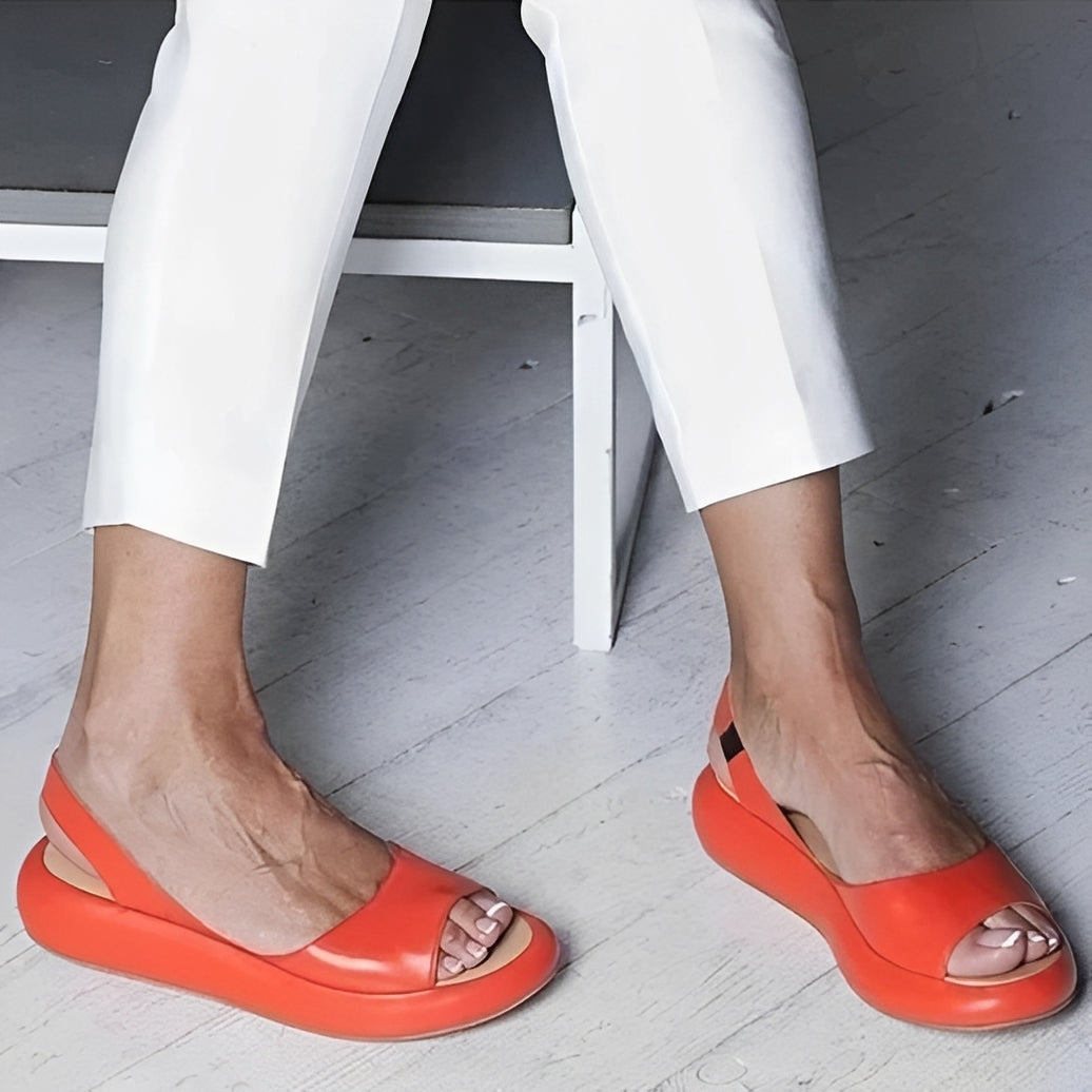 Elisa | Sandalias para mujer con suela plana y diseño abierto