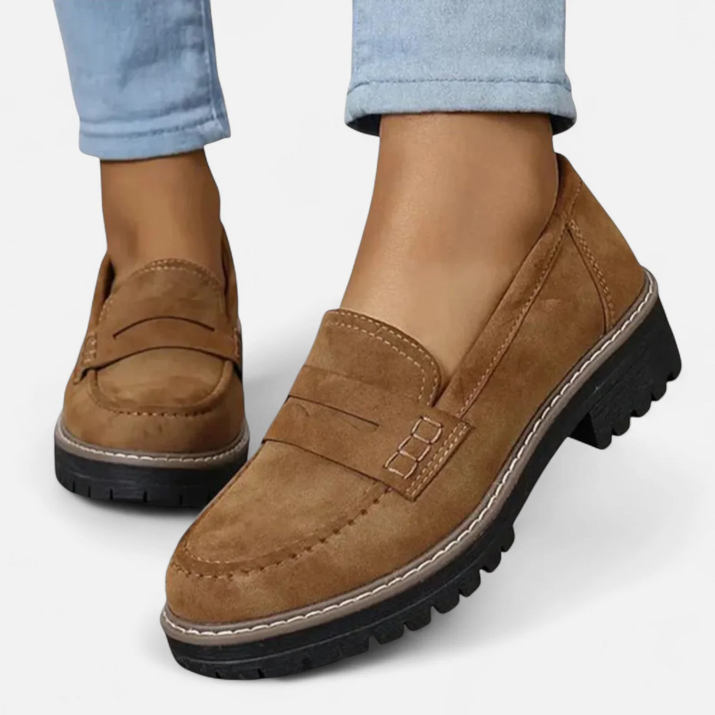 Elmira | Mocasines para mujer con suela gruesa y diseño clásico moderno