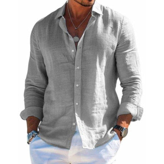Cristian | Camisa para hombre con botones y manga larga