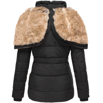 Lucía | Winterjacke für Damen mit Fellkapuze  