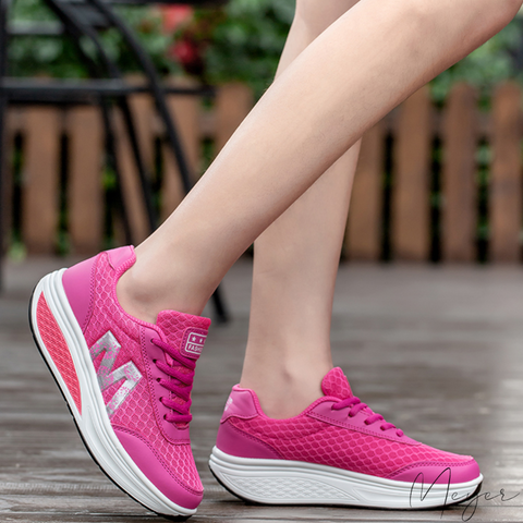 Rocío | Zapatillas ortopédicas con malla transpirable y cordones