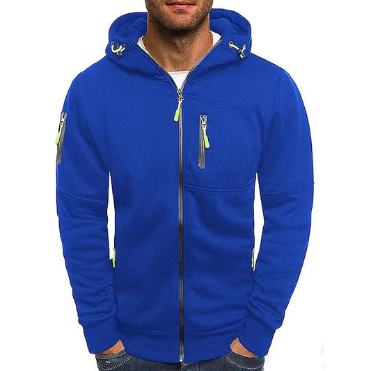 Alberto | Sudadera para hombre con cremallera y bolsillo