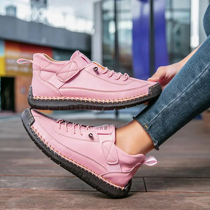 Nivalia | Zapatillas para mujer con tejido texturizado y cordones cómodas | Transpirables