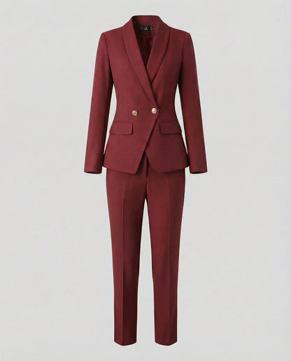 Sara | Conjunto de dos piezas con blazer y pantalón