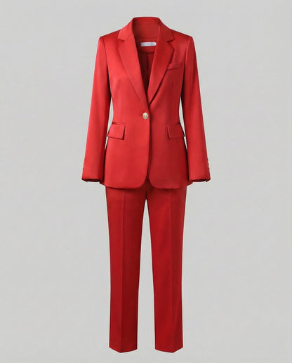 Sara | Conjunto de dos piezas con blazer y pantalón