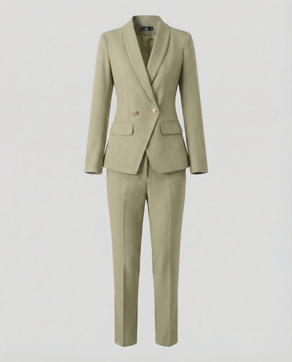 Sara | Conjunto de dos piezas con blazer y pantalón