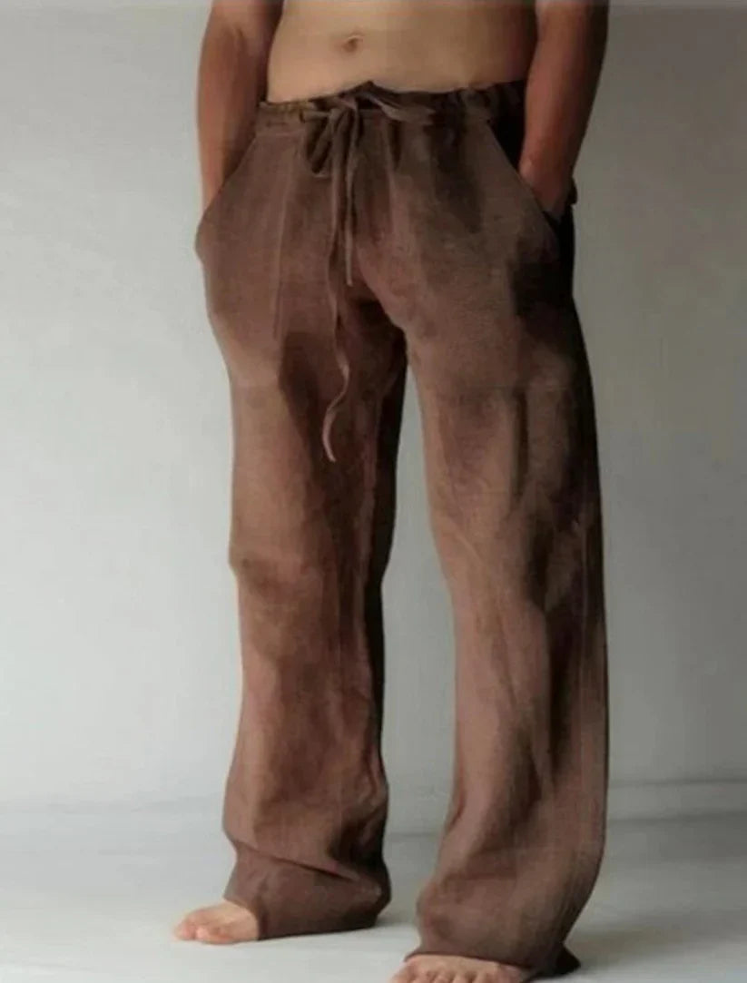 Marcos | Pantalón de hombre de corte amplio con cintura elástica | Cómodo