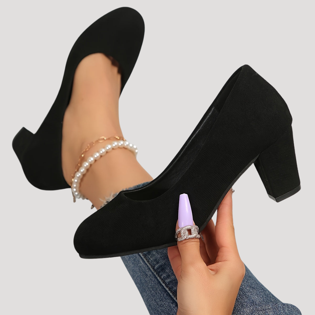 Magdalena | Women's block heels with rounded toe